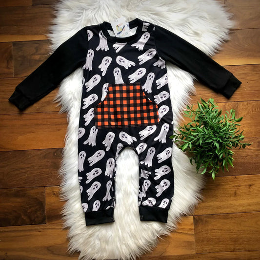 Hey BOO Boys Infant Romper